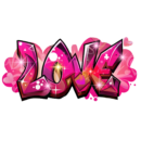 Love Graffiti design