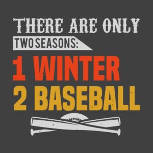 There Are Only Two Seasons Winter and Baseball