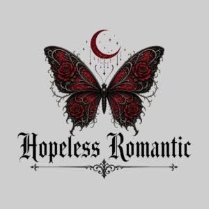 Hopeless Romantic Gothic Butterfly
