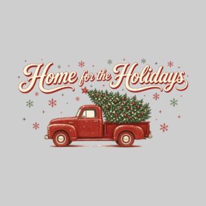 Home for the Holidays Red Truck