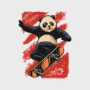 Skateboard Panda Kickflip design