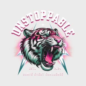Unstoppable Tiger design